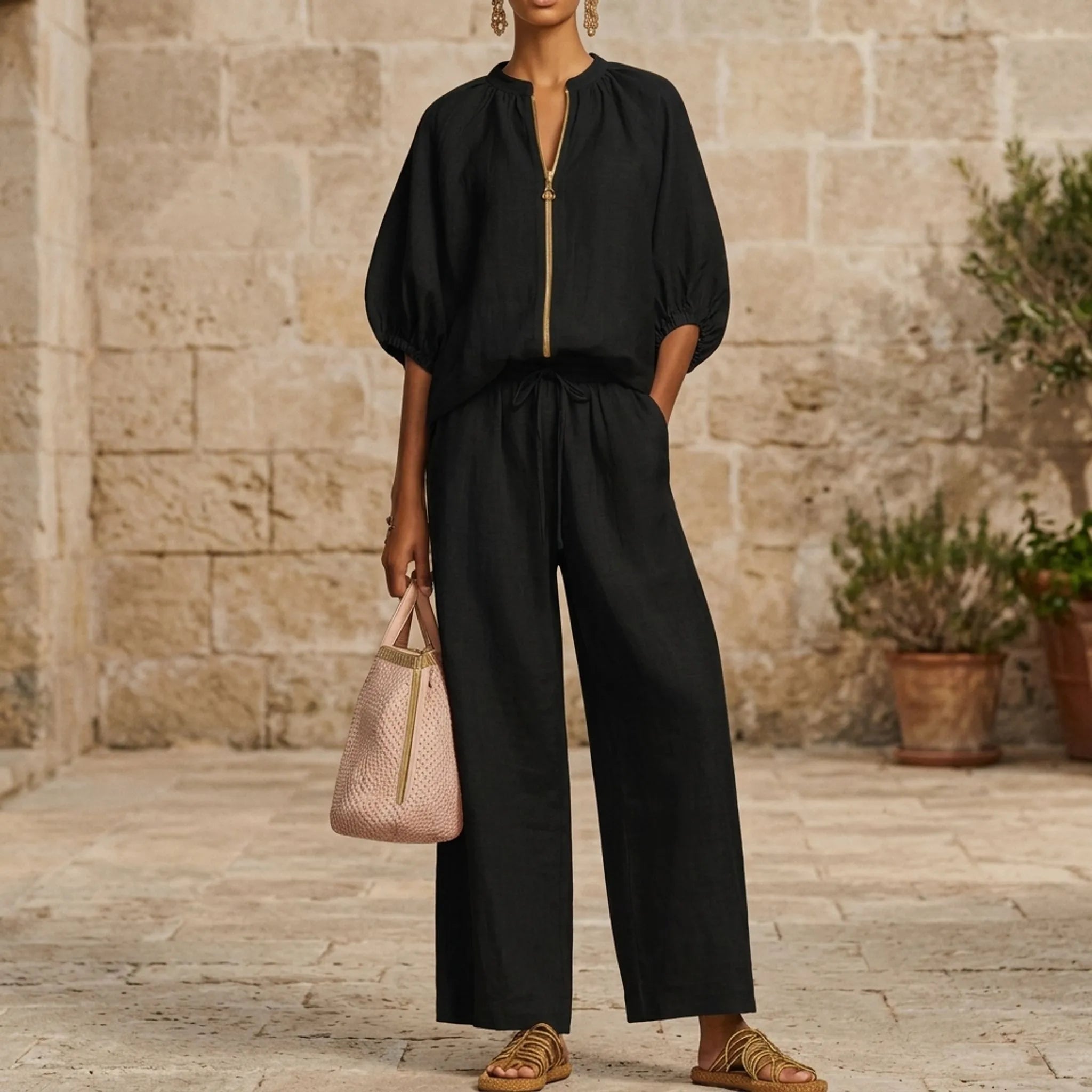 Tweedelige Casual Set | Navando 