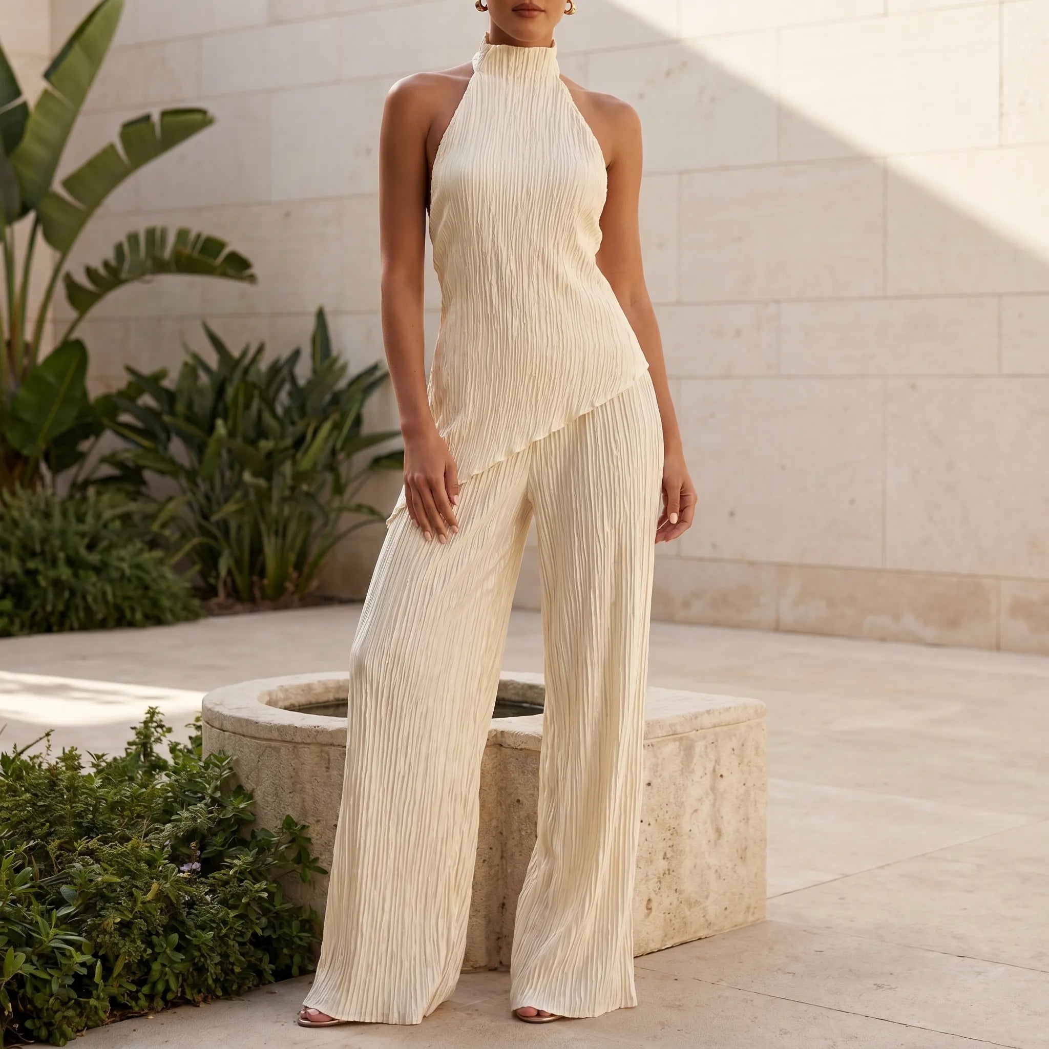 Tweedelige Geplooide Set | Navando 