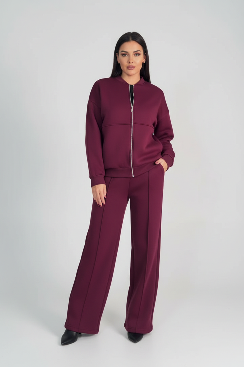 Tweedelige Lounge Set Met Ritssluiting | Navando