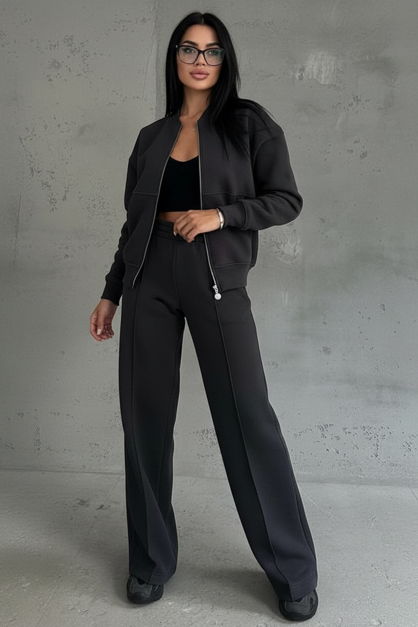 Tweedelige Lounge Set Met Ritssluiting | Navando