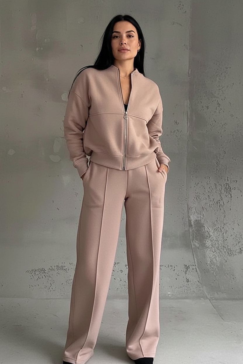 Tweedelige Lounge Set Met Ritssluiting | Navando