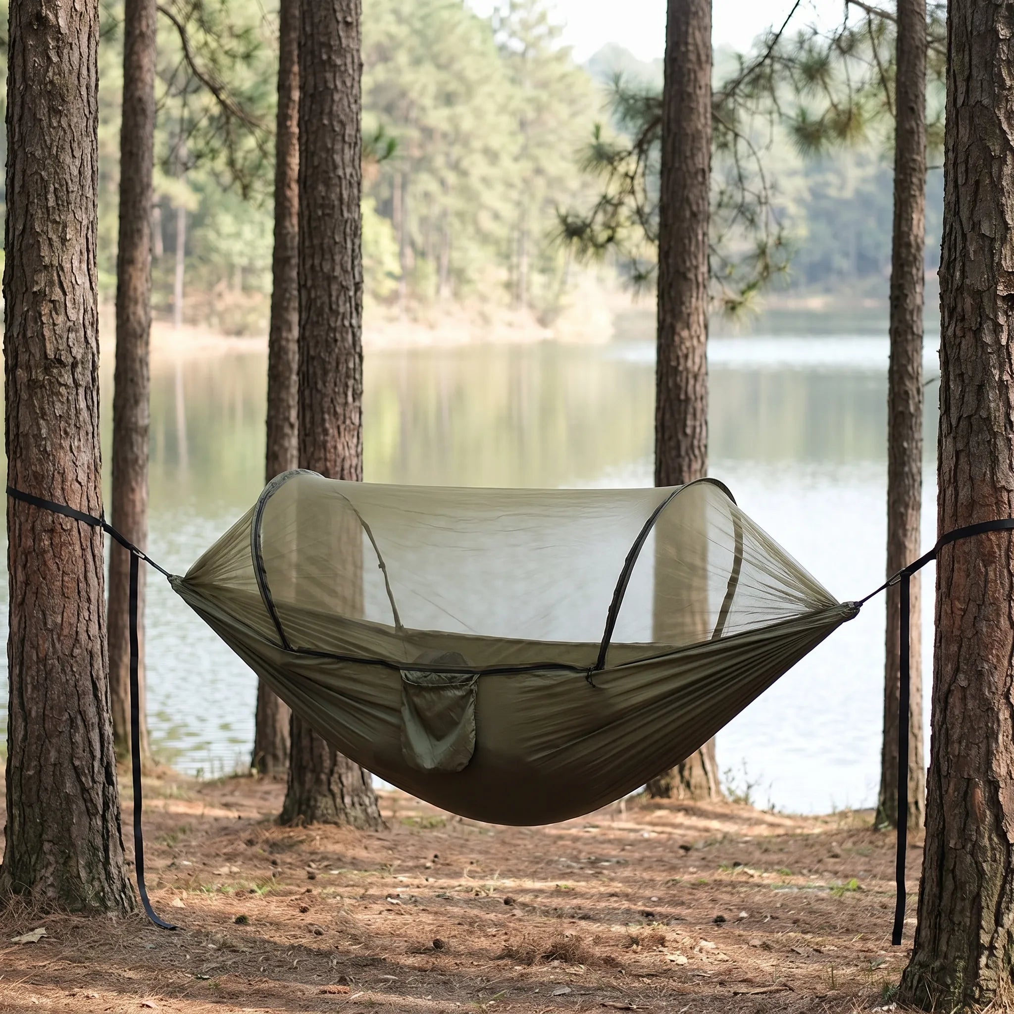 Tweepersoons Hangmat Met Insectennet | Navando 