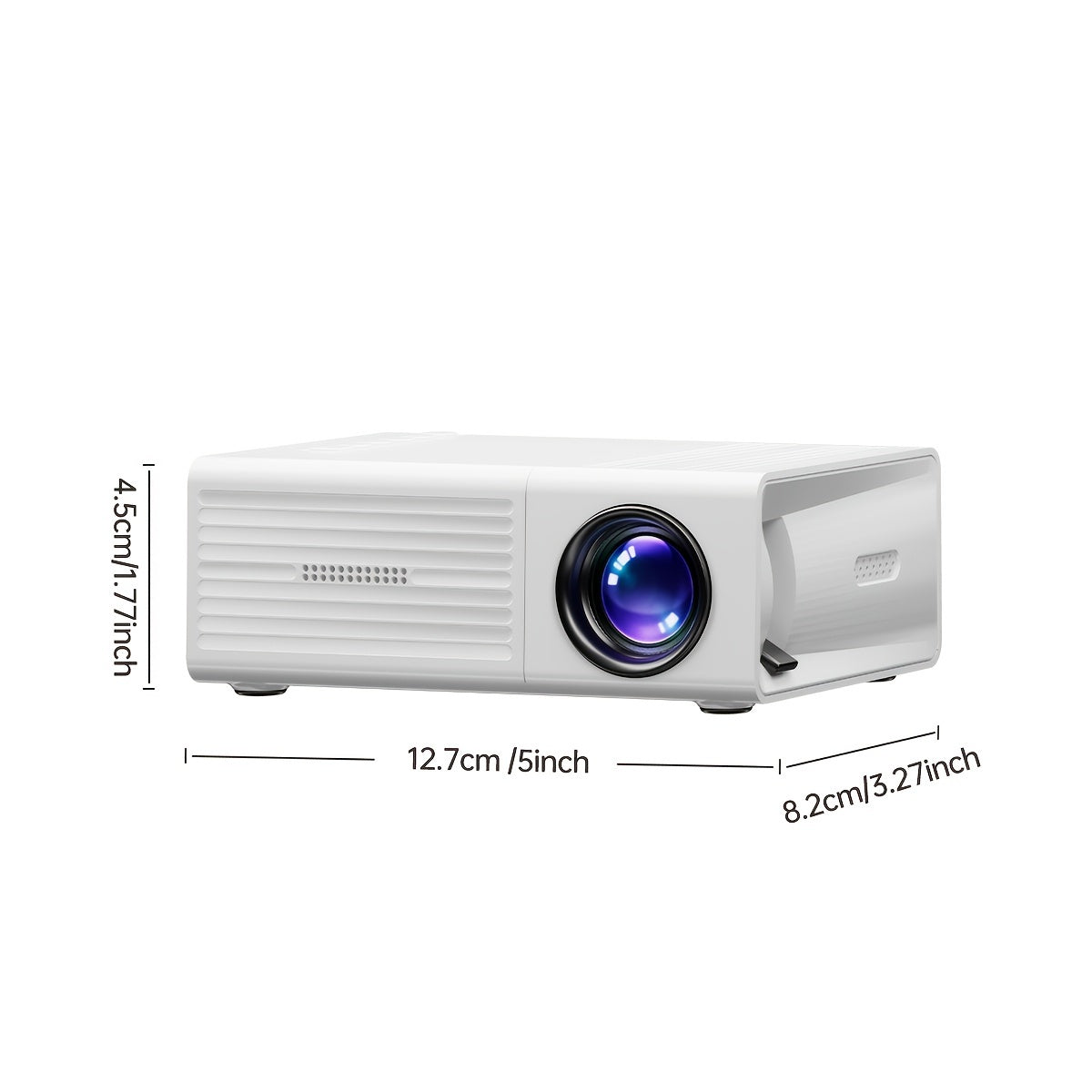 Ultra-Heldere Mini Projector 3000 Lumen – Draagbaar, HDTV & USB, Ideaal voor Thuisbioscoop & Buiten! 3