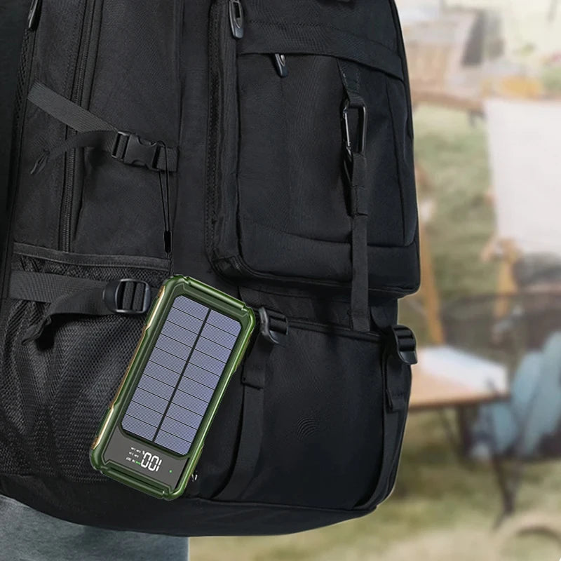 VIVO | Zonne-energie powerbank met digitaal display 200000mAh 3