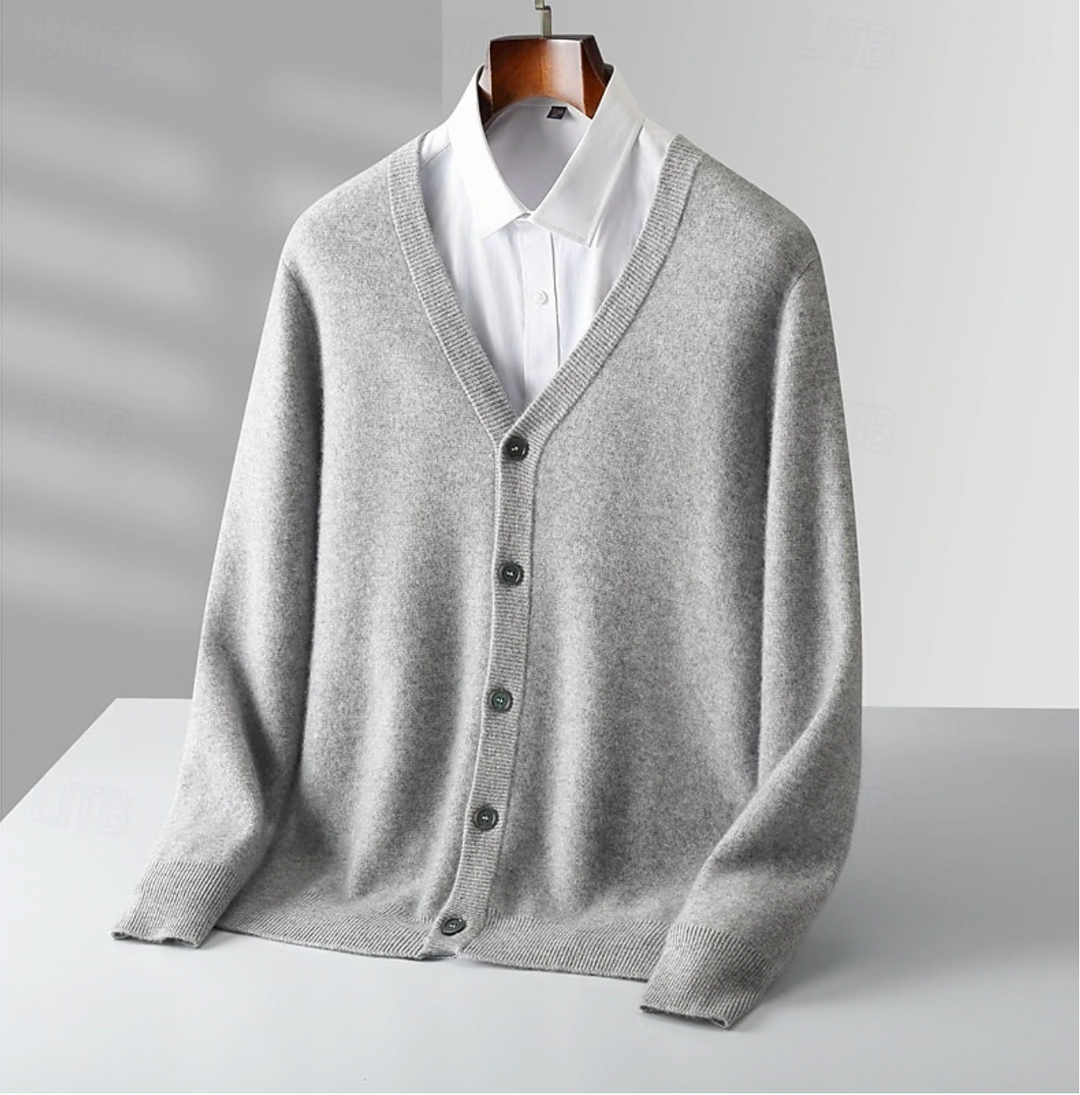 Vest | Knoopsluiting, Diepe V-hals, Regular Fit 2