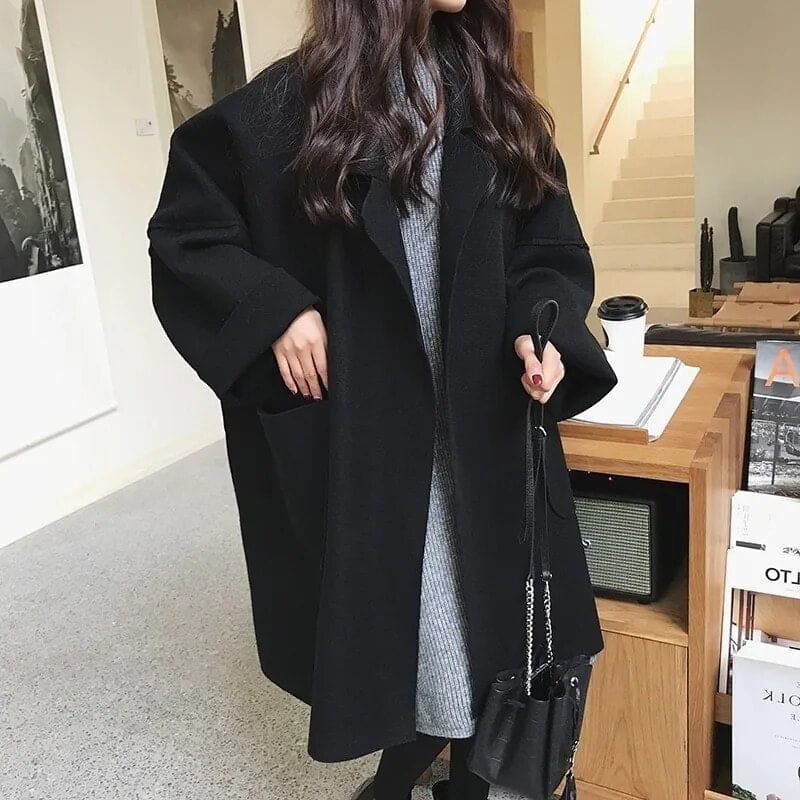 Vieve | Oversized Trenchcoat Met Brede Reverskraag