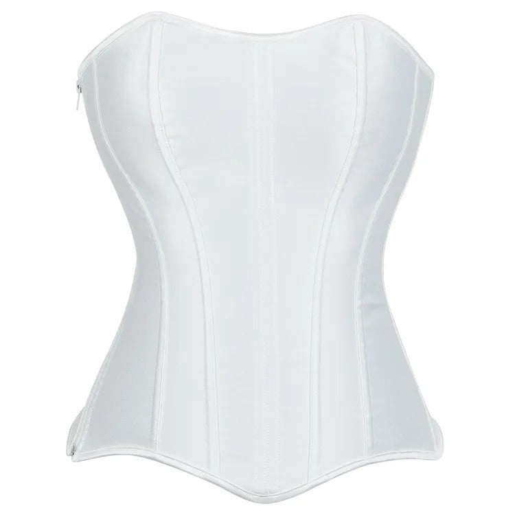 Korsett-Top für Damen - mit Satin-Optik - Elegantes Bustier - Navando