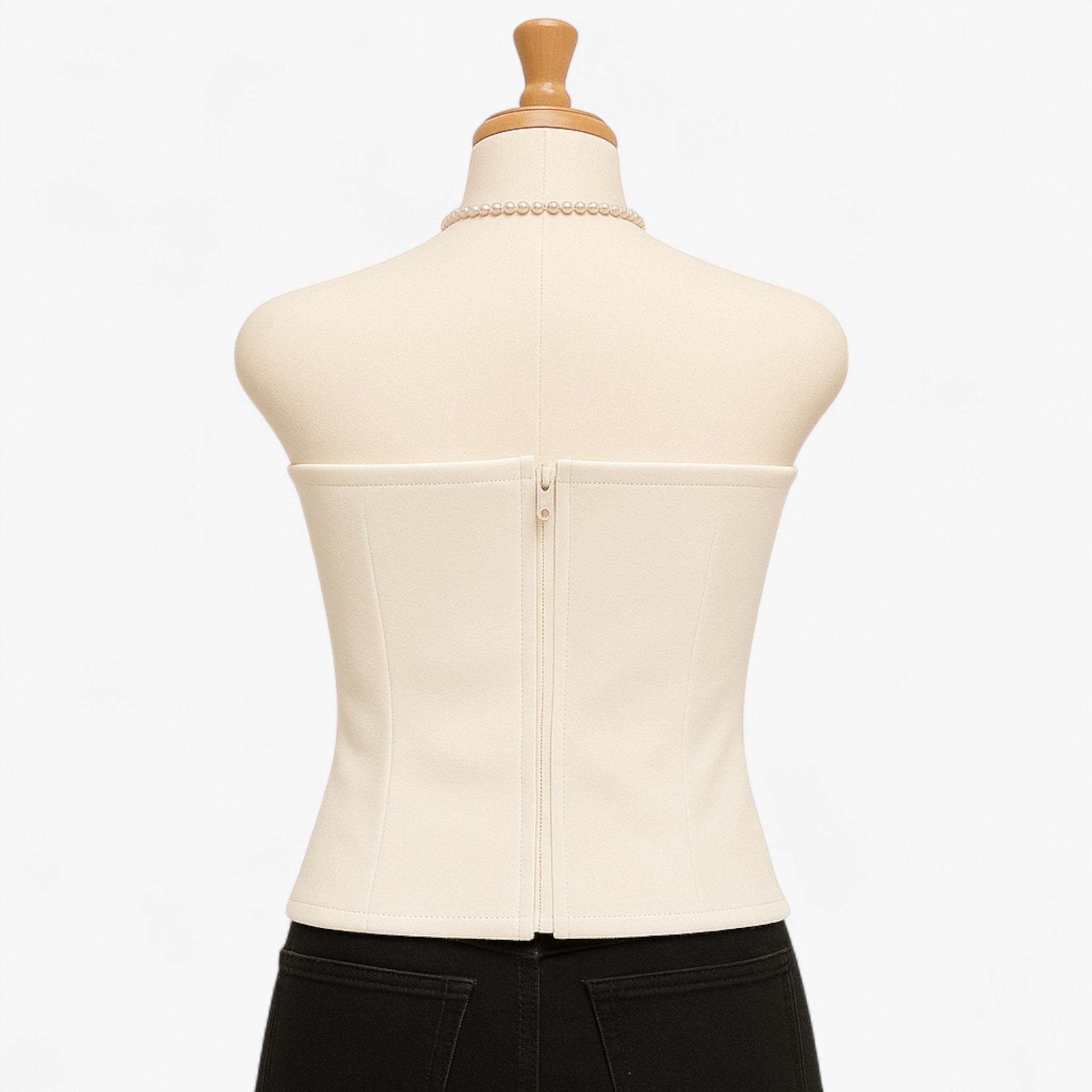 Violette | Longline satijnen korset 4