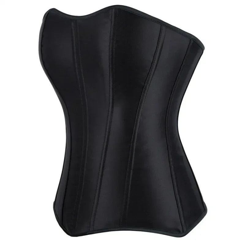 Korset Top voor Dames - met Satijn-look - Elegant Bustier - Navando
