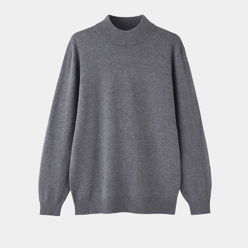 Wearoldmoney | Slim fit zwarte coltrui van katoenmix 3