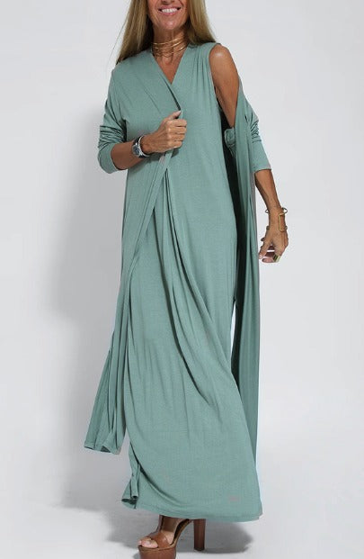 Ella jurk - Afslankende jurk met vest