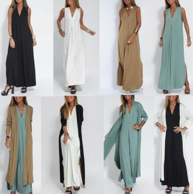 Ella jurk - Afslankende jurk met vest