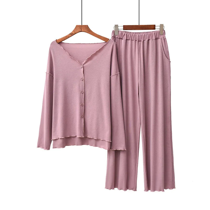 Winterlounge | Zachte twee-delige pyjama set 10