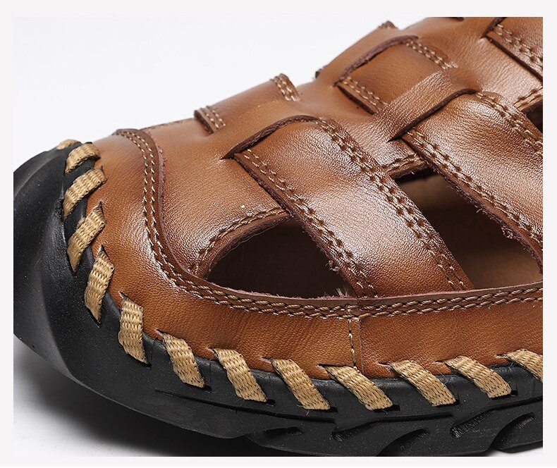 Xalvador | PU leren sandalen met verstelbare gesp 7