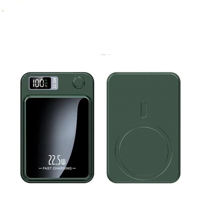 Xiaomi | Draadloze magnetische powerbank met LED-display, 22.5W snelladen 0