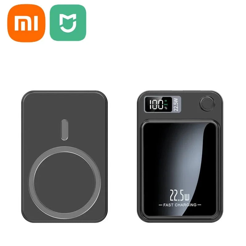 Xiaomi | Draadloze magnetische powerbank met LED-display, 22.5W snelladen 9
