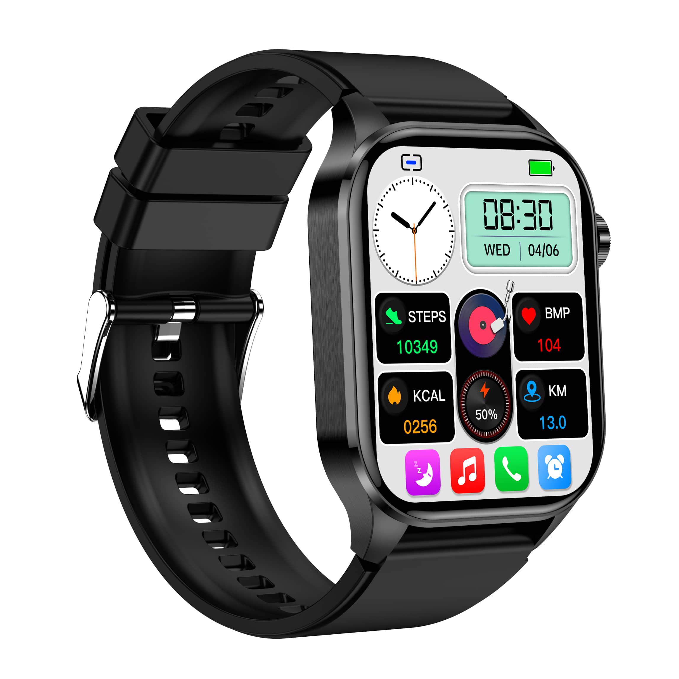 Zelara | ECG-monitoring smartwatch met AMOLED-scherm 1