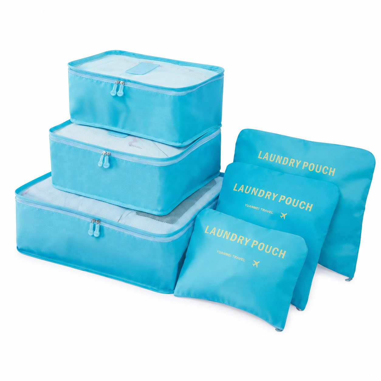 Zesdelige Set Koffer Organizers | Navando 