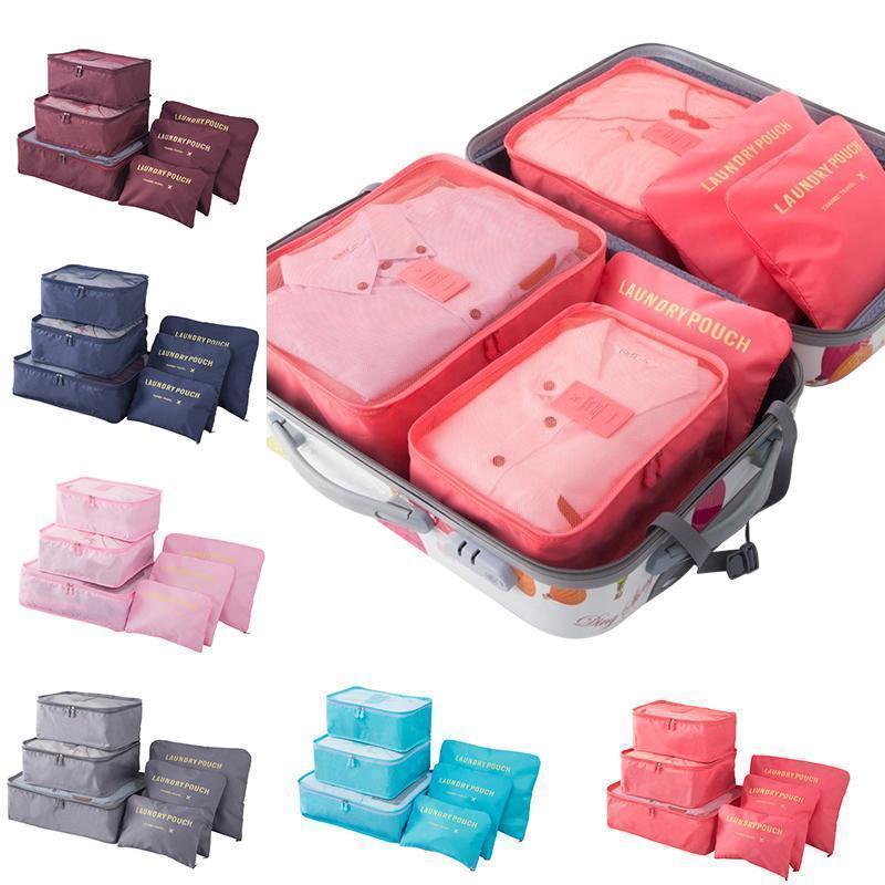 Zesdelige Set Koffer Organizers | Navando 