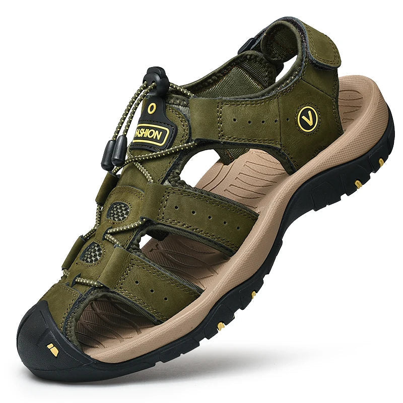 Zomer sandalen | PU leer, ademend, verstelbare riempjes 11