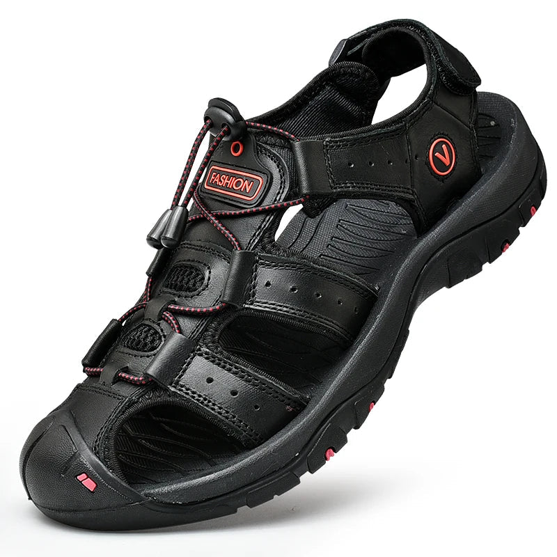 Zomer sandalen | PU leer, ademend, verstelbare riempjes 8