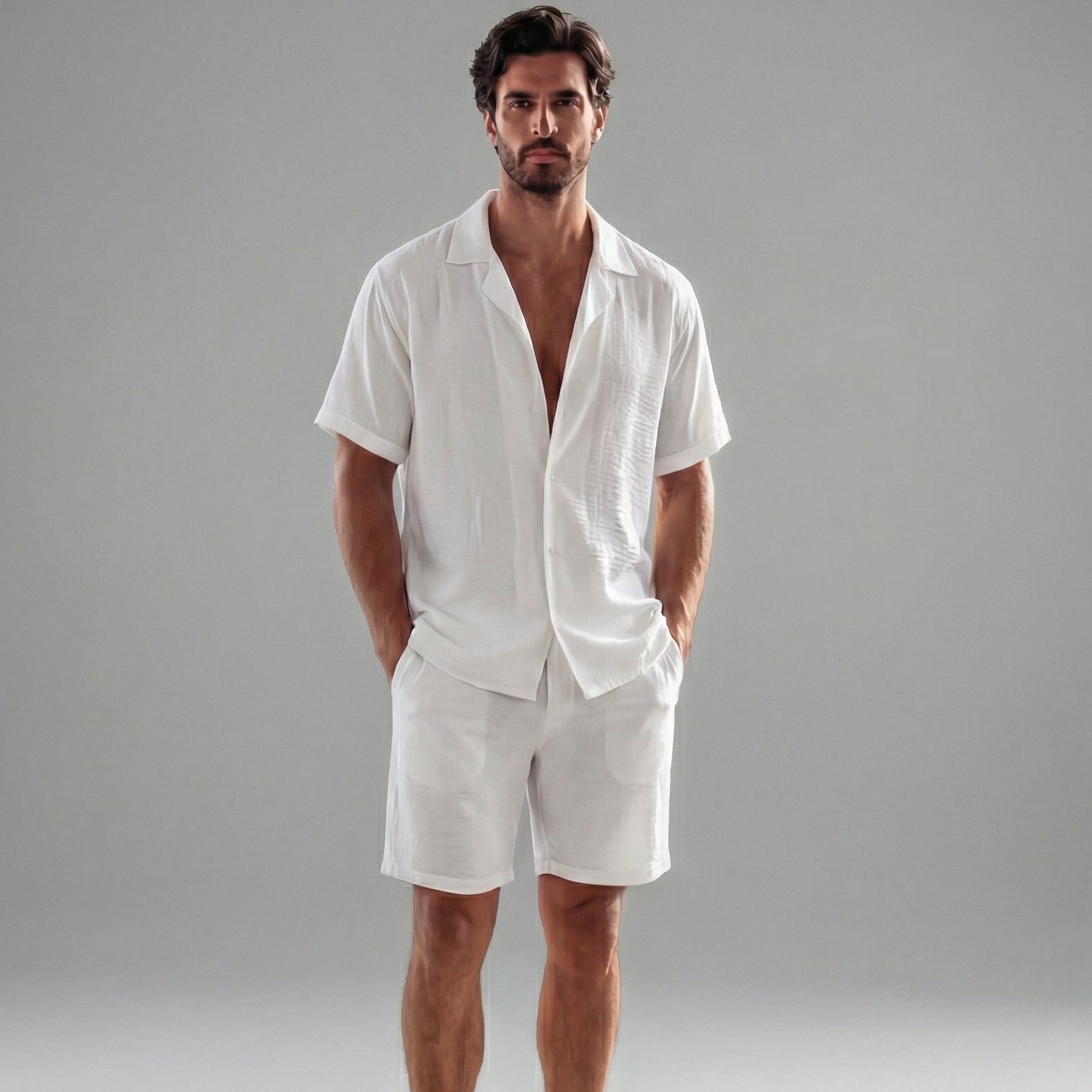 Zomerse Co Ord Set Voor Heren | Navando