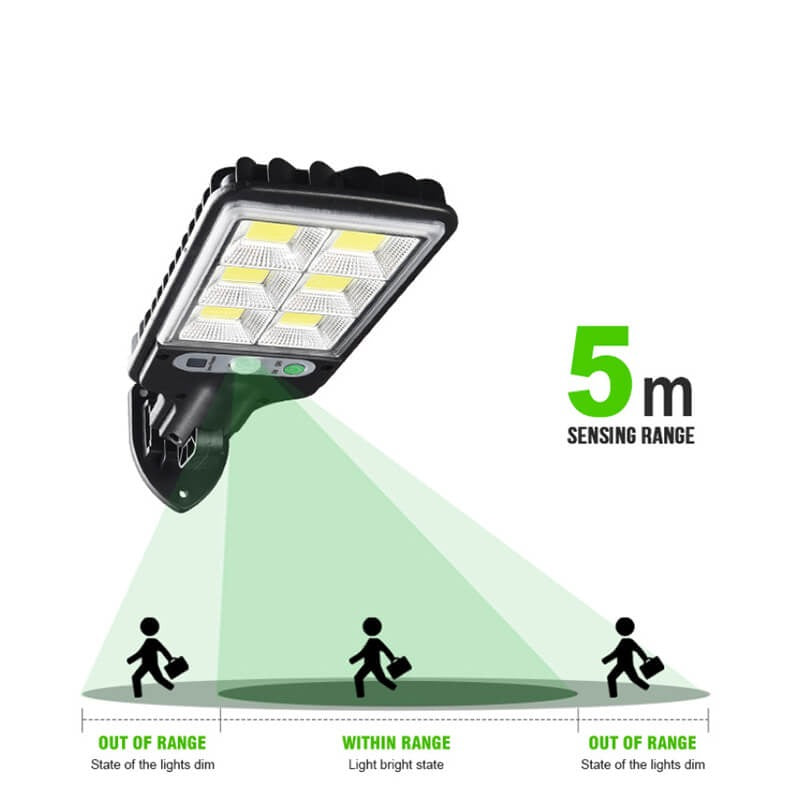 Zonne-energie | Waterdichte buitenlamp met afstandsbediening 4