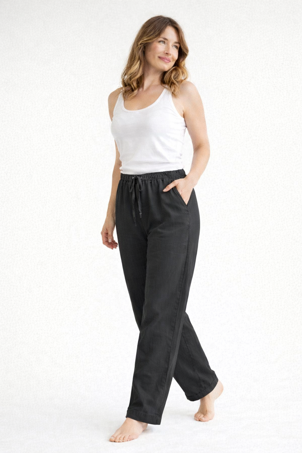 Zoviska | Hoge taille losse fit broek 6