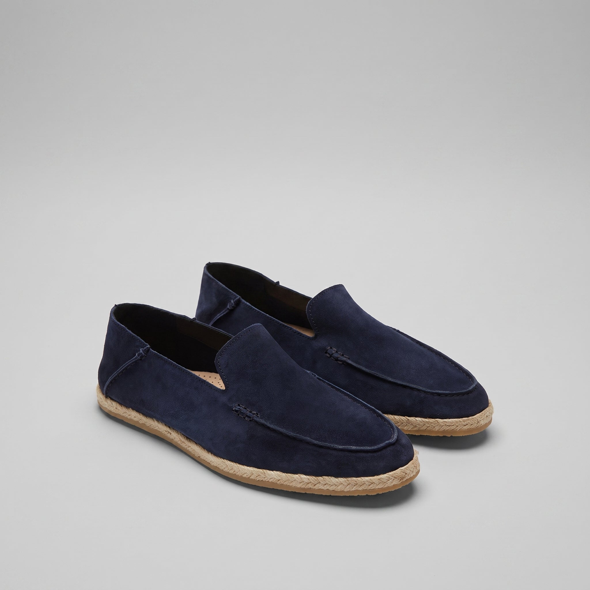Zwarte Slip-On Herenespadrilles | Navando