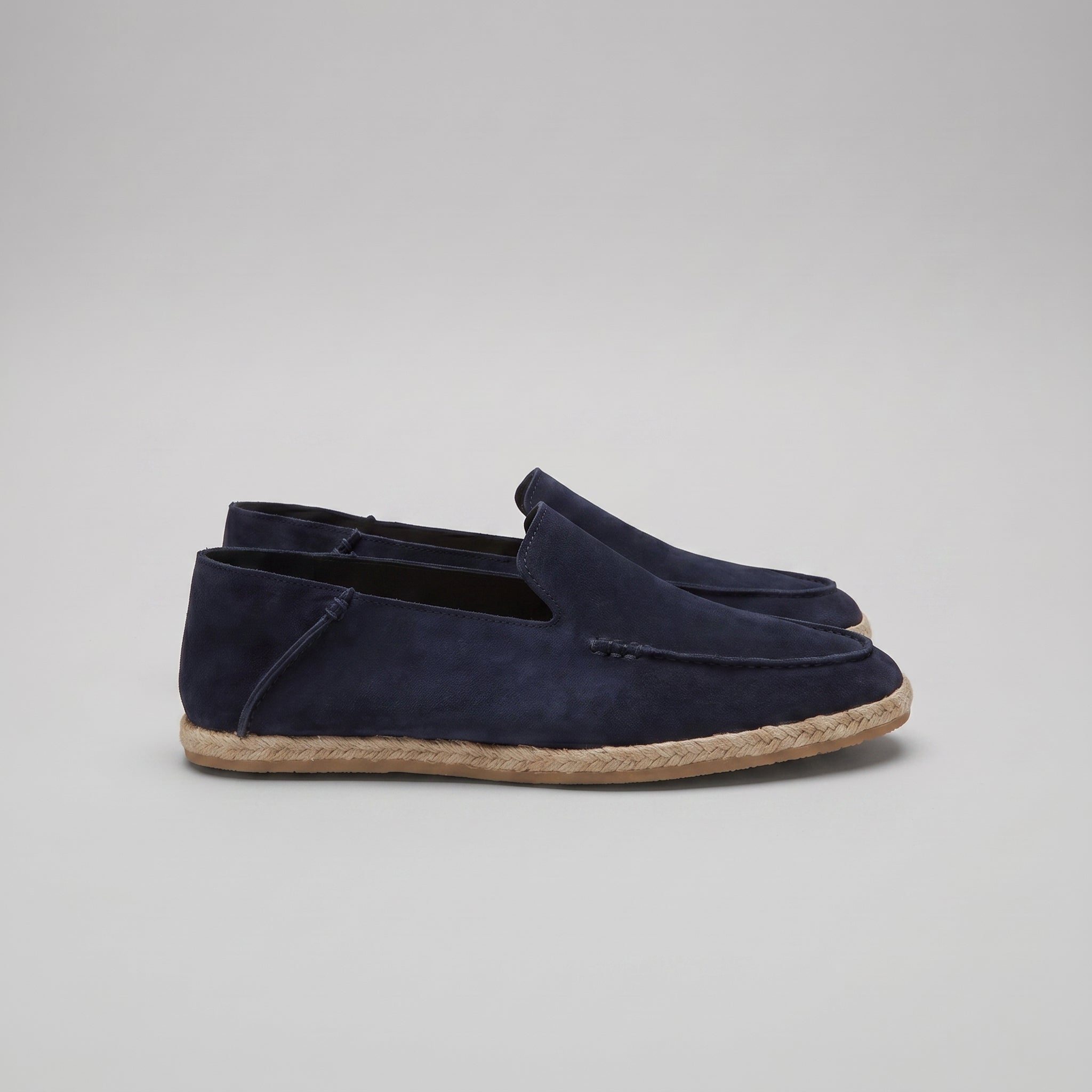 Zwarte Slip-On Herenespadrilles | Navando