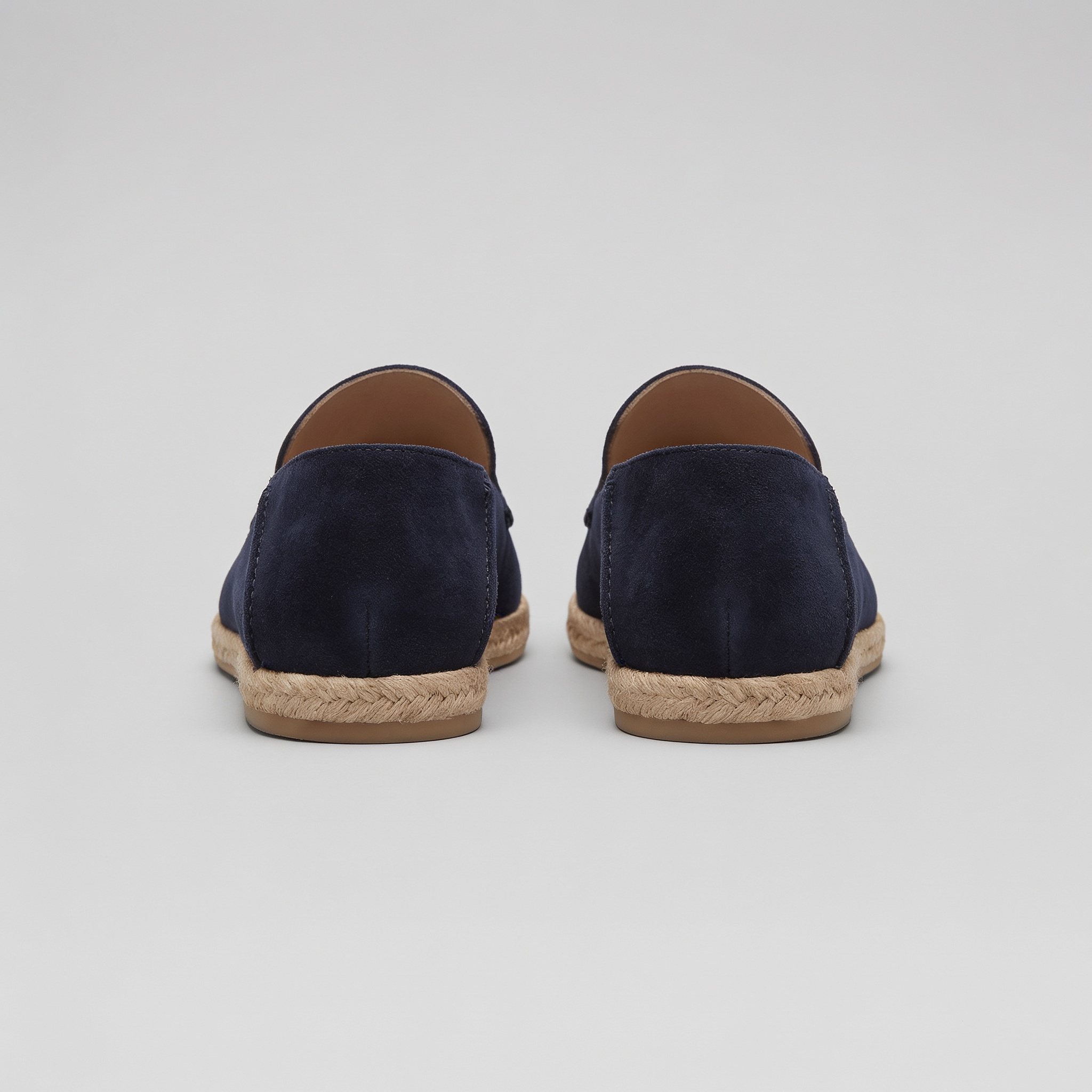 Zwarte Slip-On Herenespadrilles | Navando