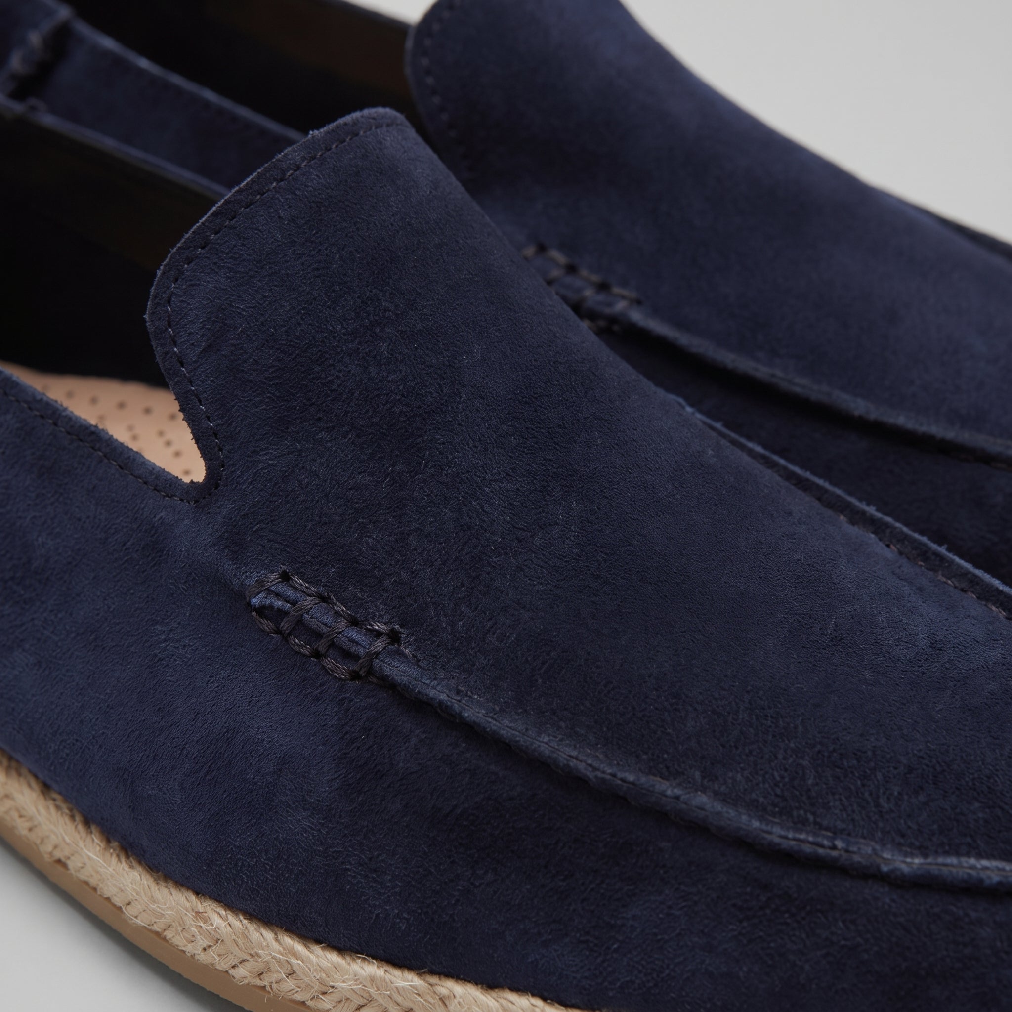 Zwarte Slip-On Herenespadrilles | Navando