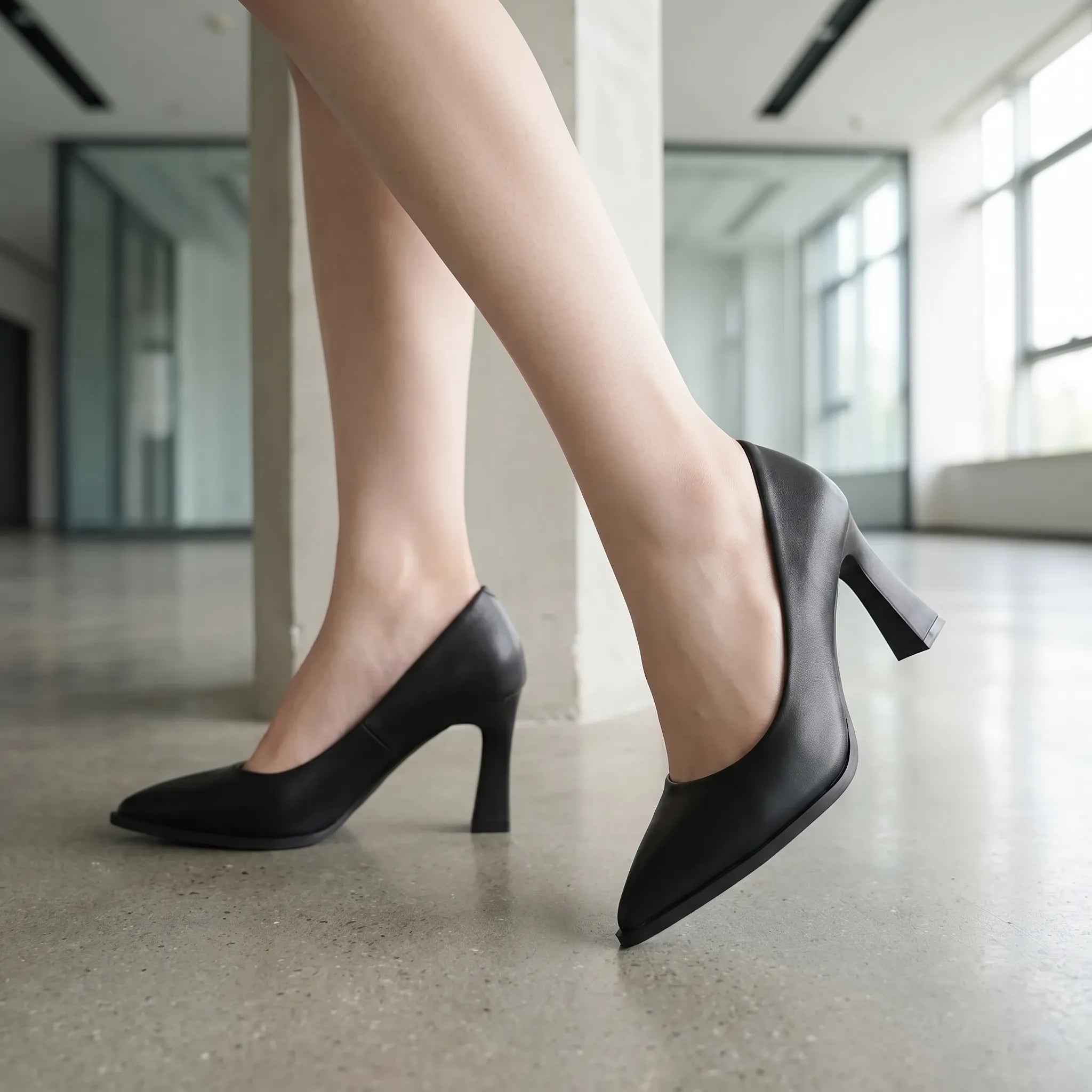 Zwarte Zakelijke Pumps | Navando 