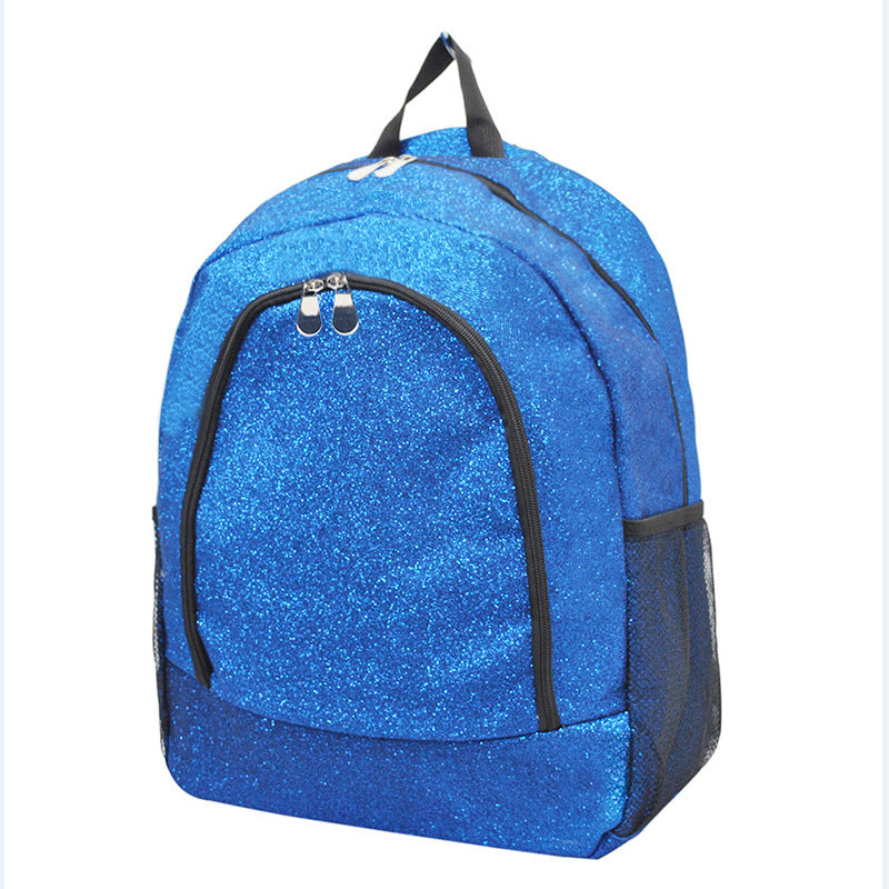 Albert | Glitter rugzak schooltas voor meiden - Blauw