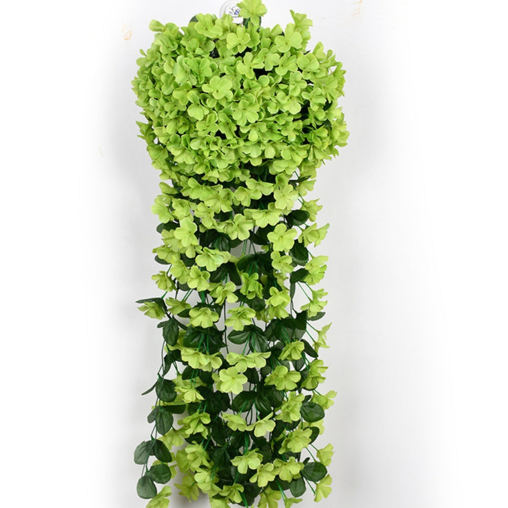 Alexander | Kunstbloemen slinger met orchideeën - Groen