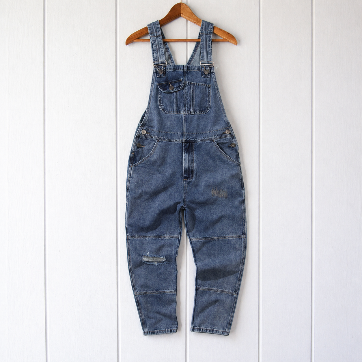 Amber | Tuinbroek voor dames met verstelbare bandjes - Blauw