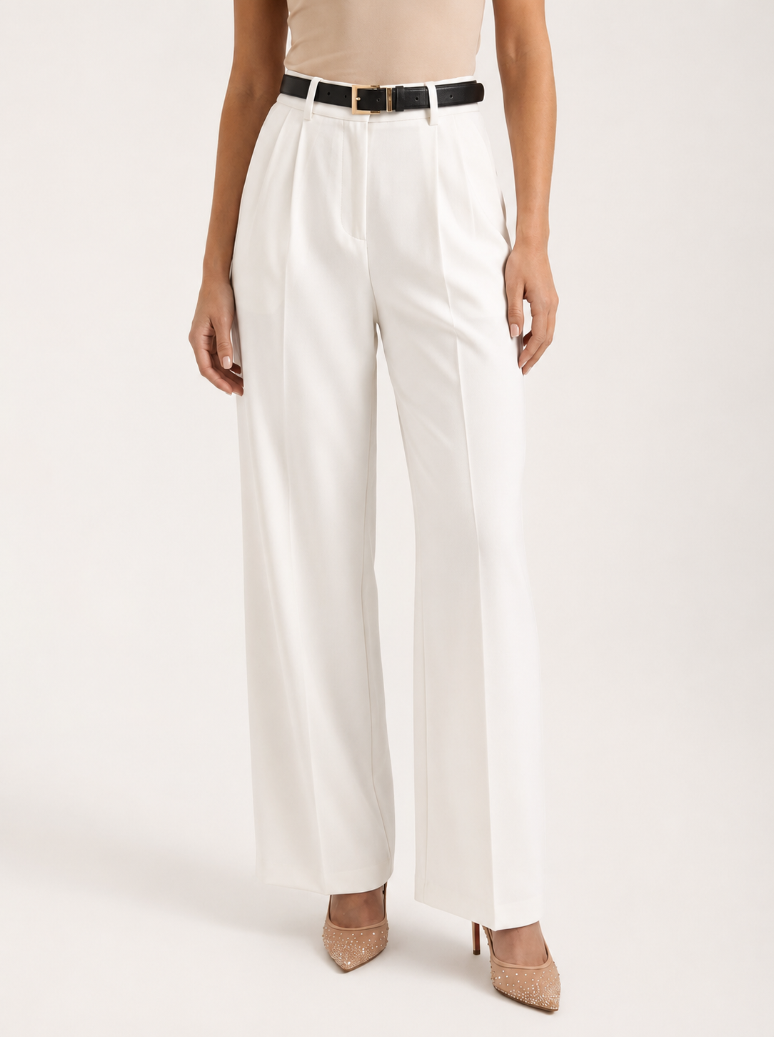Annemarie | Wijde broek met hoge taille voor dames - view 2