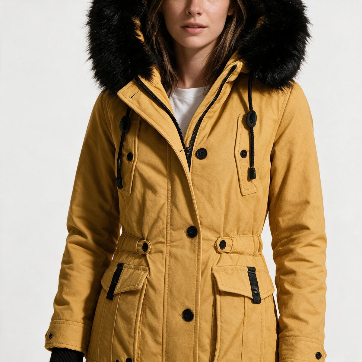 Annemarie | Winterparka dames met capuchon - foto 3