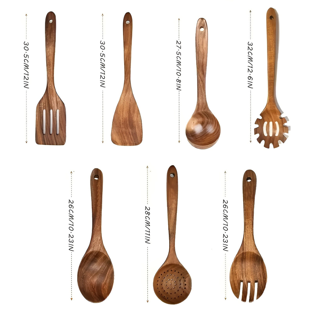 Arne | Houten keukengerei set, 7-delig - foto 4