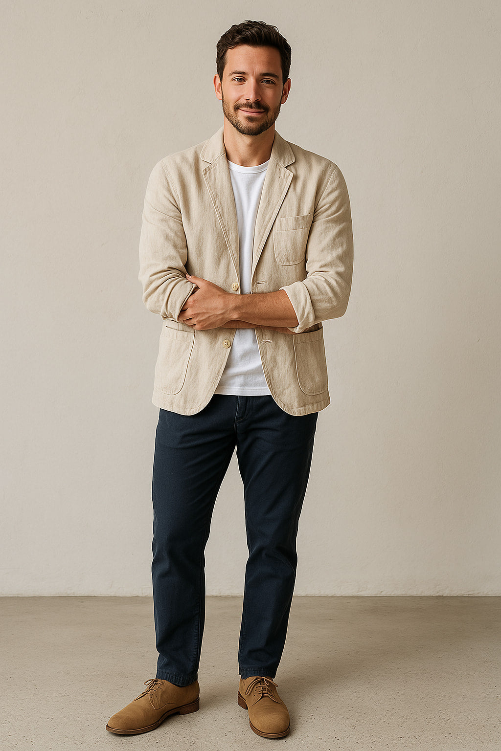 Bauke | Linnen blazer voor heren - view 3