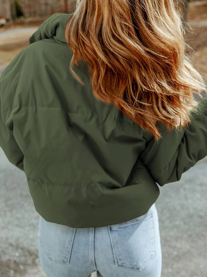 Sophie - Stijlvolle Warme Jas met Rits voor Dames