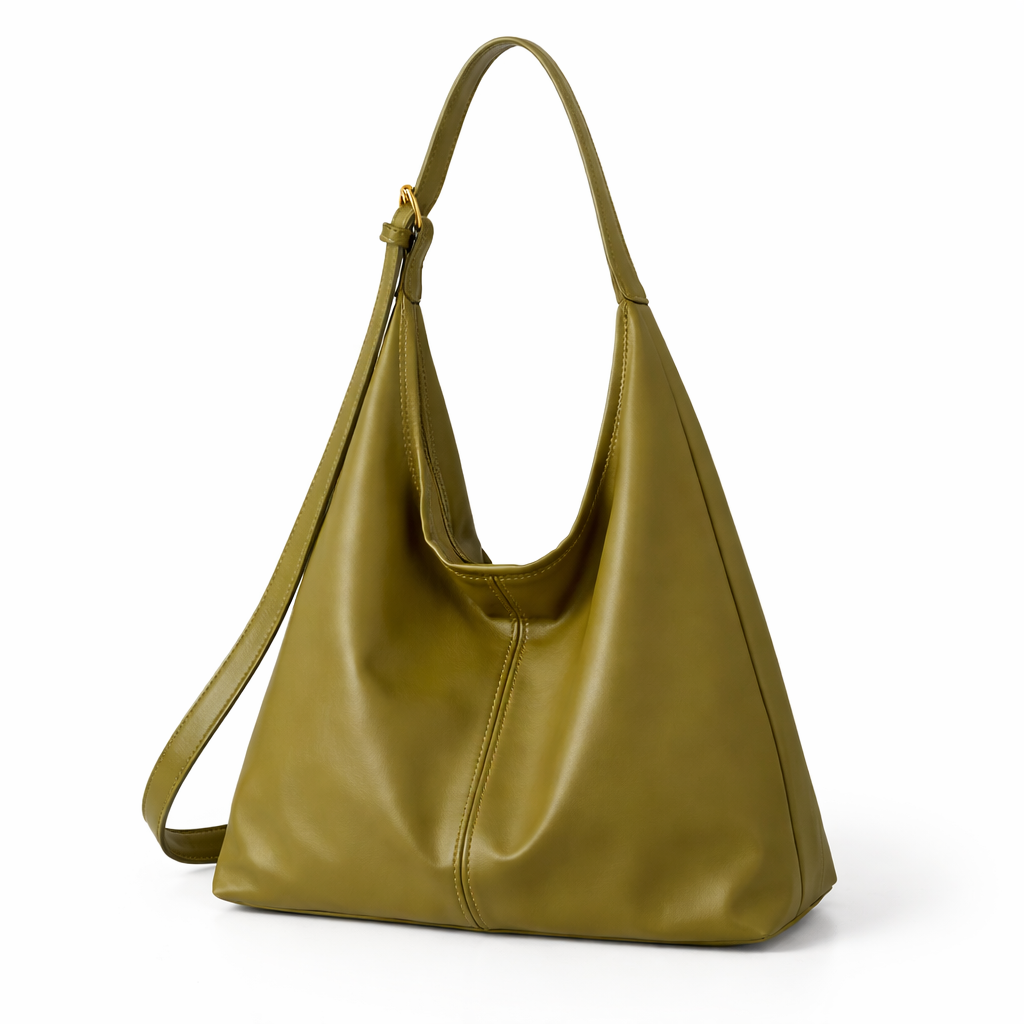 Britt | Schoudertas dames oversized - Groen