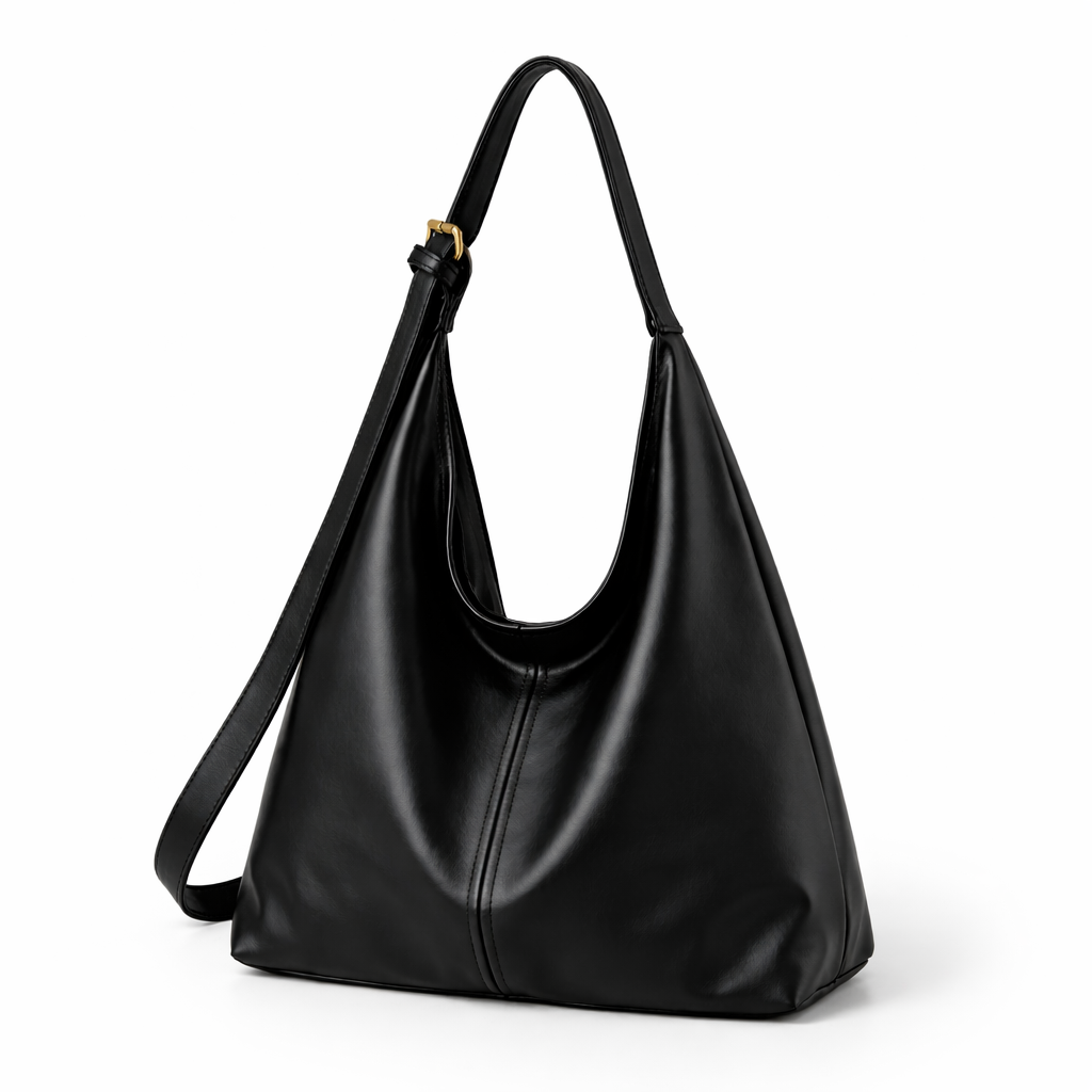 Britt | Schoudertas dames oversized - Zwart