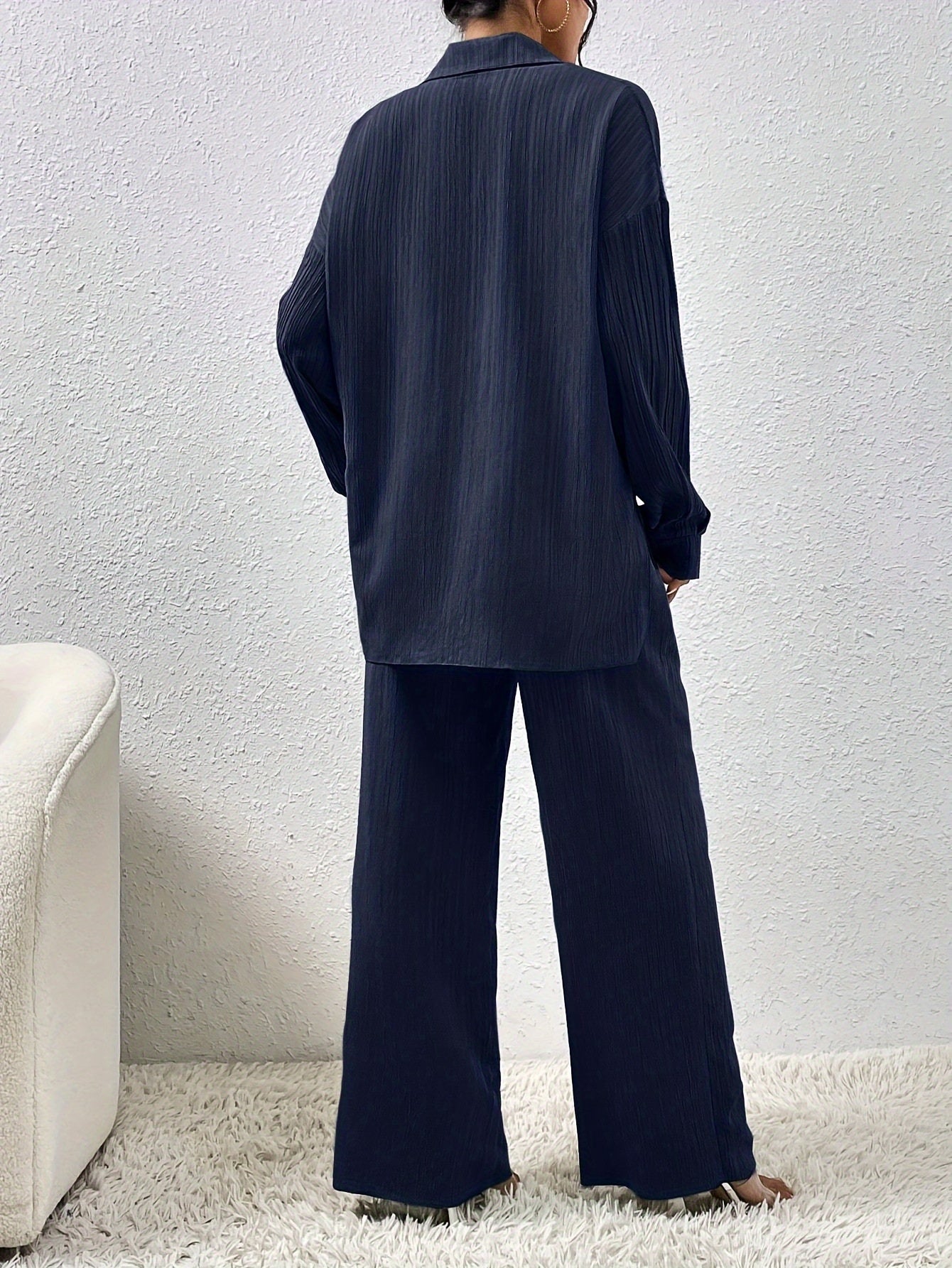 Elisa - Tweedelige Blouse met Broek Comfortabele Set voor Dames