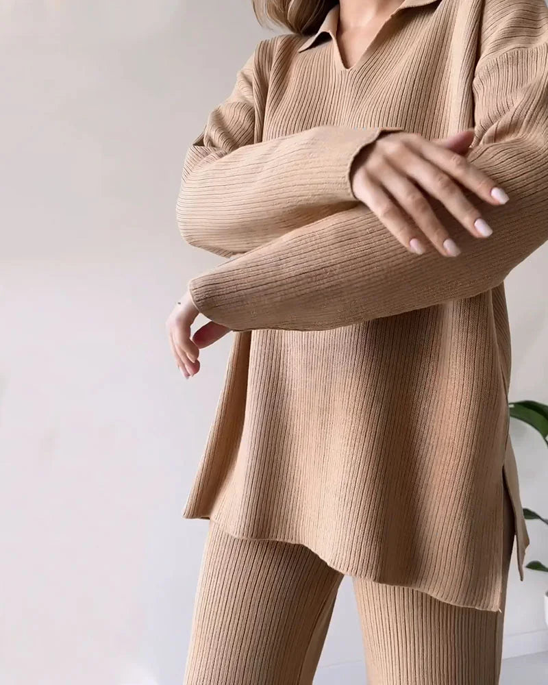 Yolanthe - Tweedelige Stijlvolle Set Broek met Top