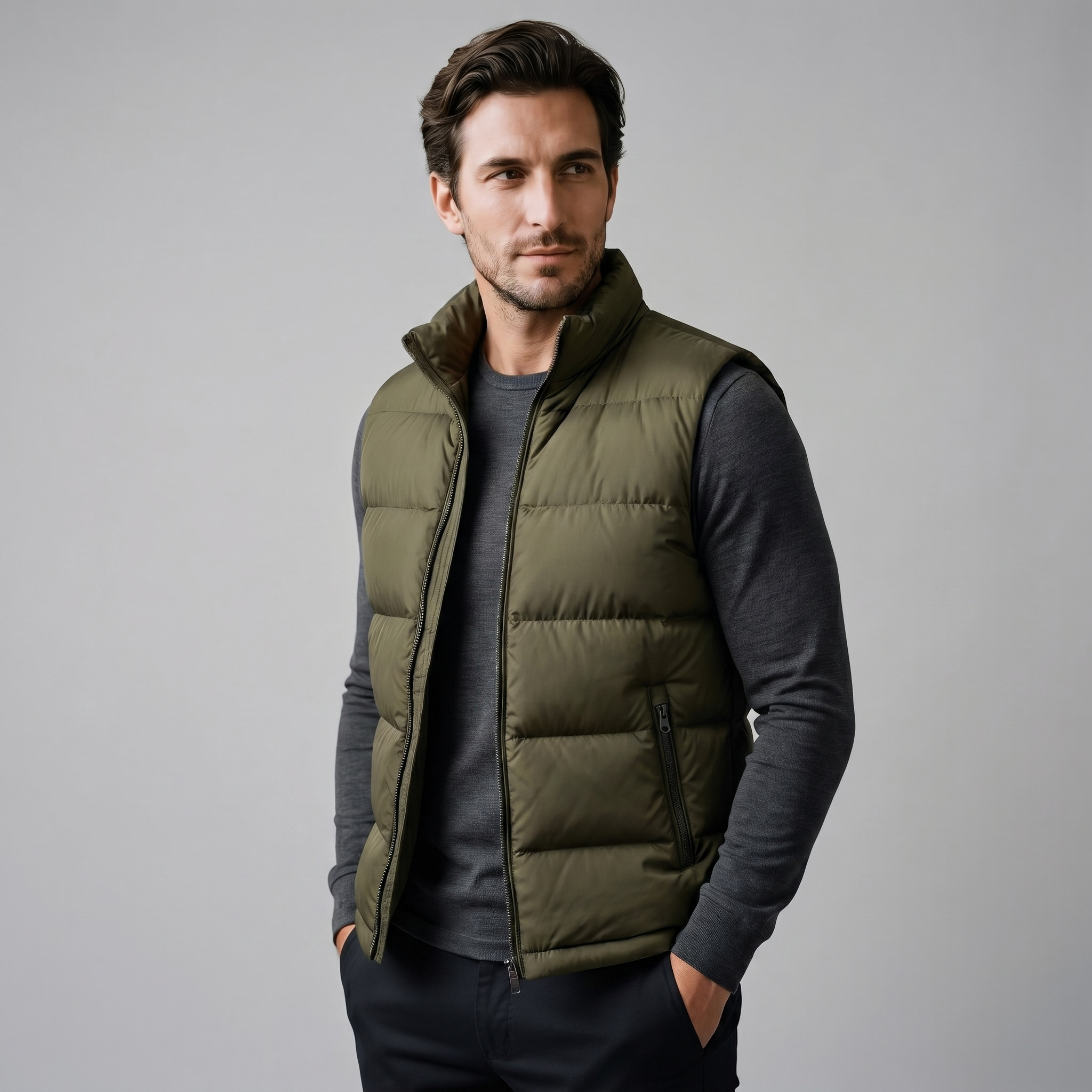 Cas | Gewatteerde bodywarmer voor heren - view 5