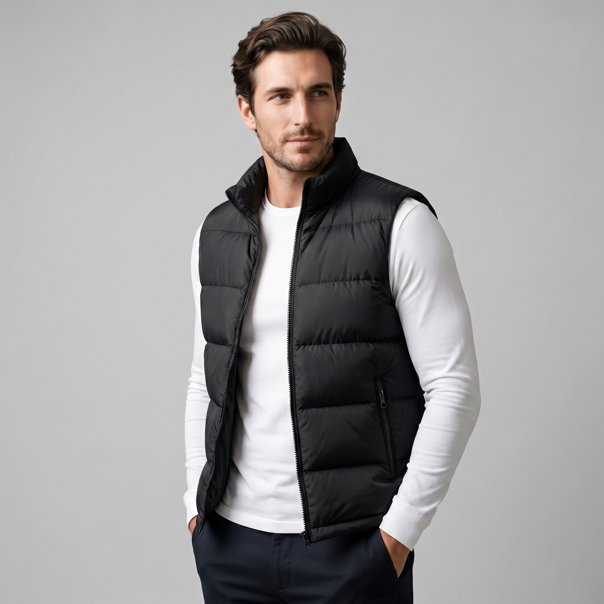 Cas | Gewatteerde bodywarmer voor heren - view 9