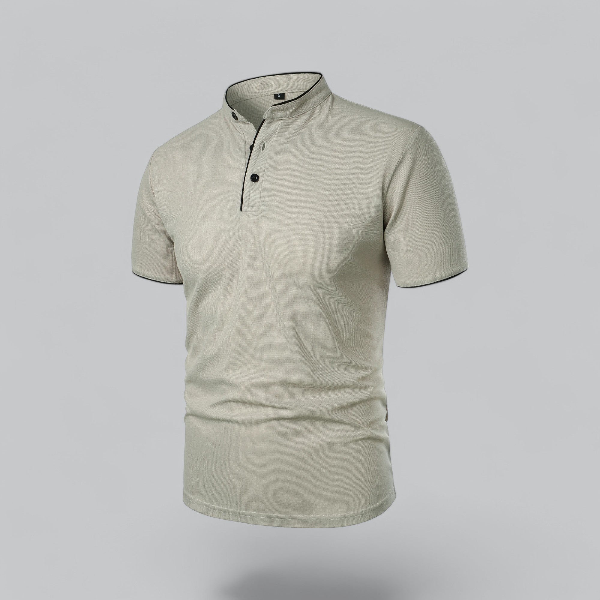 Casper | Poloshirt zonder kraag voor heren, korte mouw - view 13