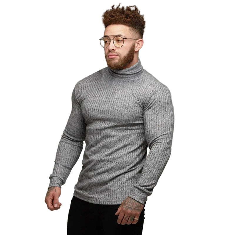 Strak en ademend, nauwsluitend coltrui-shirt – onmisbaar voor heren