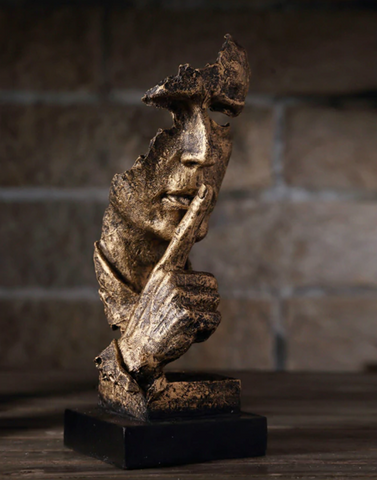 Daan | Abstract gouden decoratiebeeld - foto 4